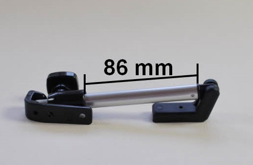 Aukipidin oikea 136/206mm, ei salpaa, 09.05.751.00.00.00.000, Polyplastic - HOBBY VARAOSAT - 8809 - 1