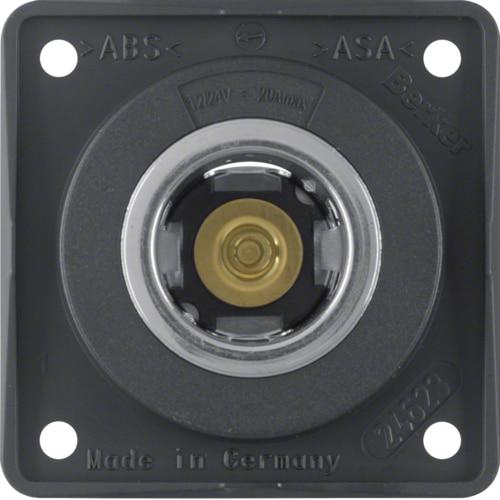 Berker pistorasia upotettava 12V antrasiitti matta 12-24V, max. 20A - Sähkörasiat, pistokkeet - 18419 - 1