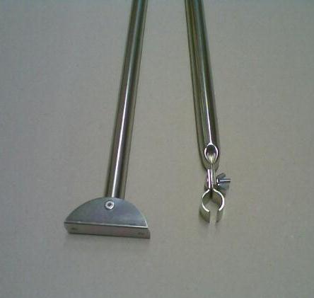 DWT pystytanko 28x1 mm, teräs 170-260 cm Teräsjalka/koura - Telttojen lisäputket ja sarjat - 1379 - 1