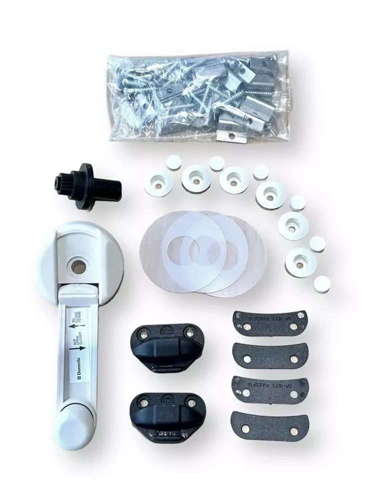 Dometic Skyview kiinnityssarja, veivi, kiinnikkeet - Kattoluukut ja osat - 23239 - 1