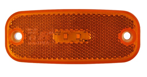 Led sivuvalo 12v keltainen pituus 111mm keltainen äärivalo kiinnitysväli 90mm - Hella/talmu/muut - 11559 - 1