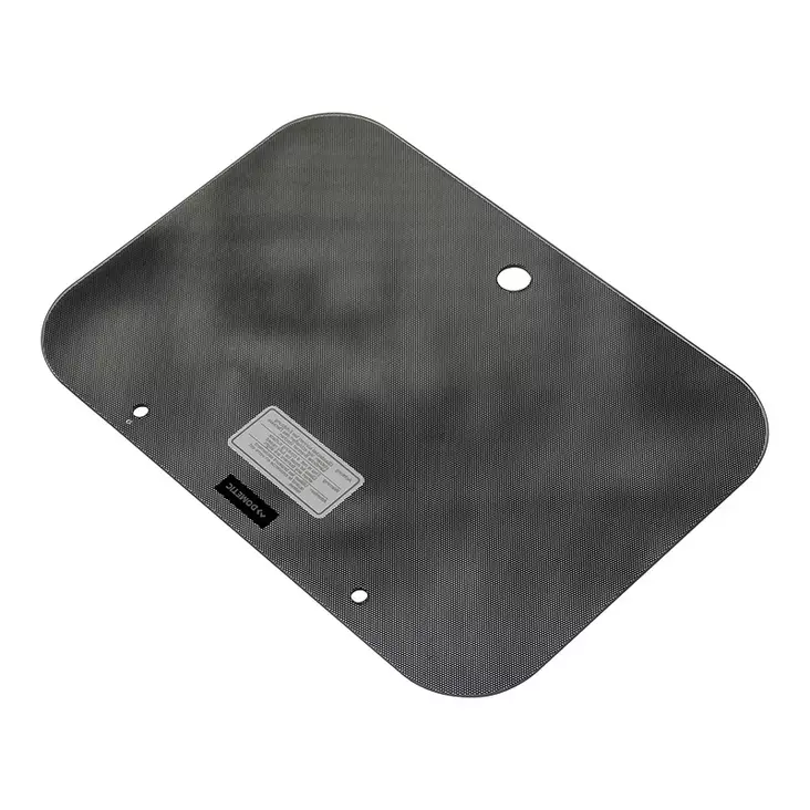 Lieden lasi 424x297 mm, RAL9005 CE99.. PICE99.. - Liesien ja uunien varaosat - 11869 - 1