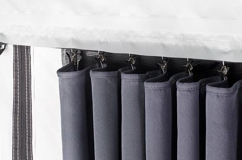 Thule verhosarja 3,00-4,50 m, harmaa - Markiisien seinät ja sarjat Thule - 11379 - 1