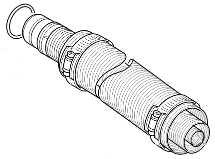 Truma pakoputkisarja Combi D 0,7 m -F- 04/2022- - Lämmityslaitteiden asennustarvikkeet - 18379 - 1