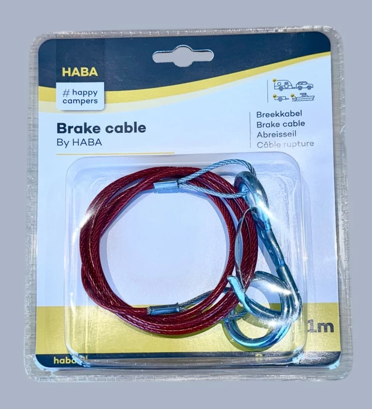 Turvavaijeri 1000mm haka/rengas Pakkaus Varmuusvaijeri 1000mm Pakattu - Bpw/peitz/wap/indespension - 16759 - 1